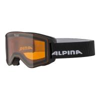 Маска горнолыжная ALPINA Narkoja Black/Orange S2