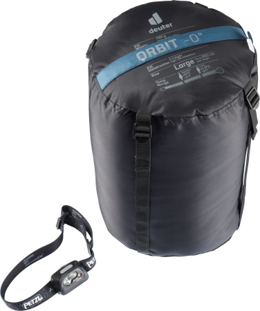 Спальник Deuter Orbit 0° L левый Arctic/Ink