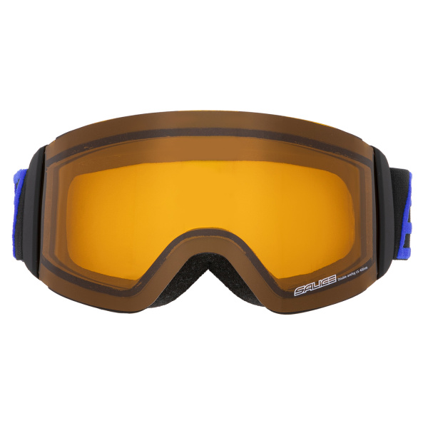 Маска горнолыжная Salice 107DAF Black/Blue DA Amber S1