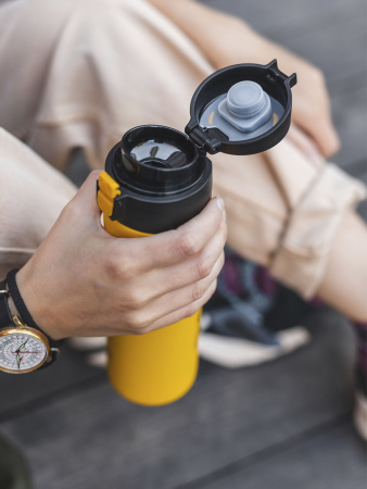 Термокружка Арктика сититерм питьевой, 0,5л Текстурный Желтый