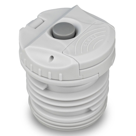 Термос Арктика с узким горлом и пробкой с кнопкой, 0,6л Красный