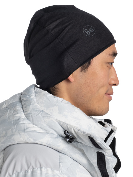 Шапка Buff Polar & Ecostretch Solid Black