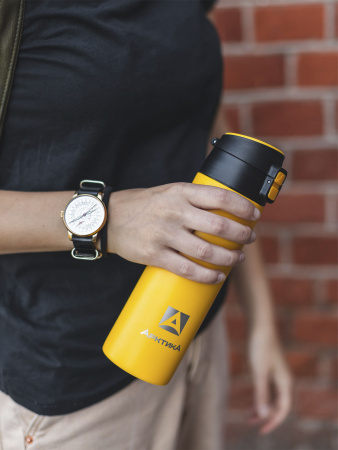 Термокружка Арктика сититерм питьевой, 0,5л Текстурный Желтый