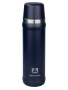 Термос Арктика с узким горлом и пробкой с кнопкой, 0,6л Синий