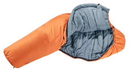 Спальник Deuter Orbit -5° SL левый Mandarine/Slateblue