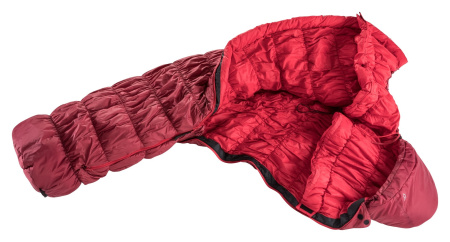 Спальник Deuter Exosphere -6° L правый Cranberry/Fire