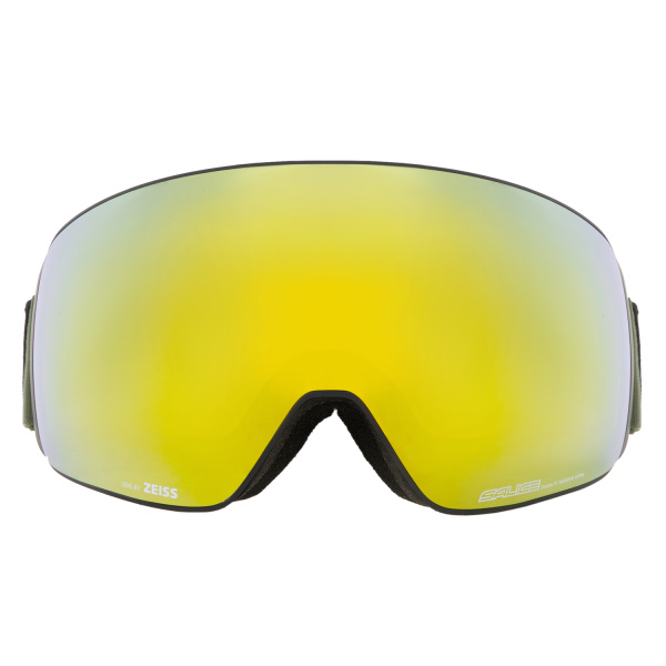 Маска горнолыжная Salice 108DARWF Black/Gold DARW Gold + Light Radium Spare Lens S1,S3