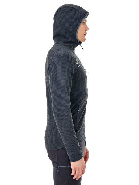 Флисовая куртка Ternua Veks Hood Whales Grey