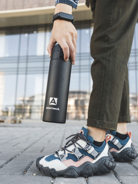 Термокружка Арктика сититерм питьевой, 0,5л Текстурный Черный