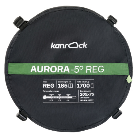 Спальник Kanrock Aurora -5 Regular Green