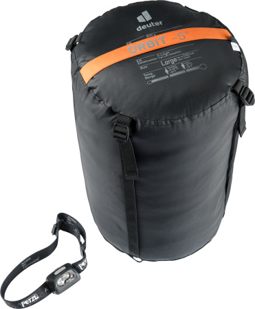 Спальник Deuter Orbit -5° REG правый Mandarine/Ink