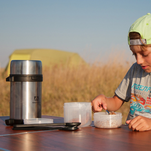 Термос для еды Арктика с 3-мя контейнерами 1х0,6 л и 2х0,3 л