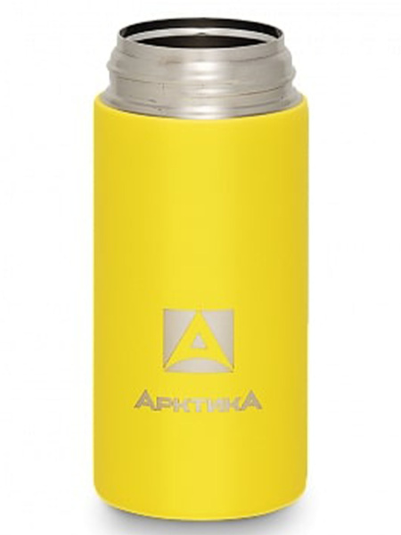 Термокружка Арктика вакуумная облегченная, 0,35л Текстурный Желтый