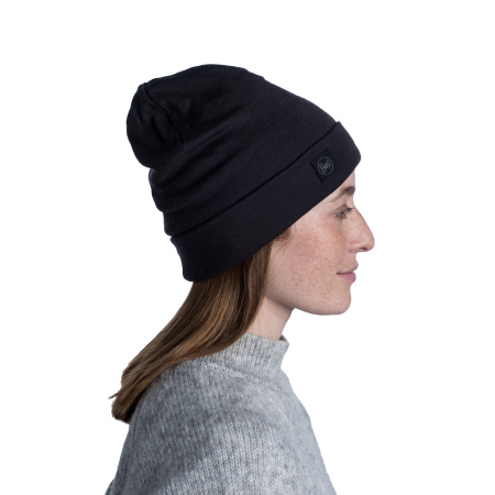 Шапка Buff Merino Heavyweight Hat Solid Black