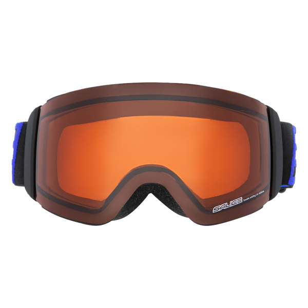 Маска горнолыжная Salice 107DAF Black/Blue DA Orange S2
