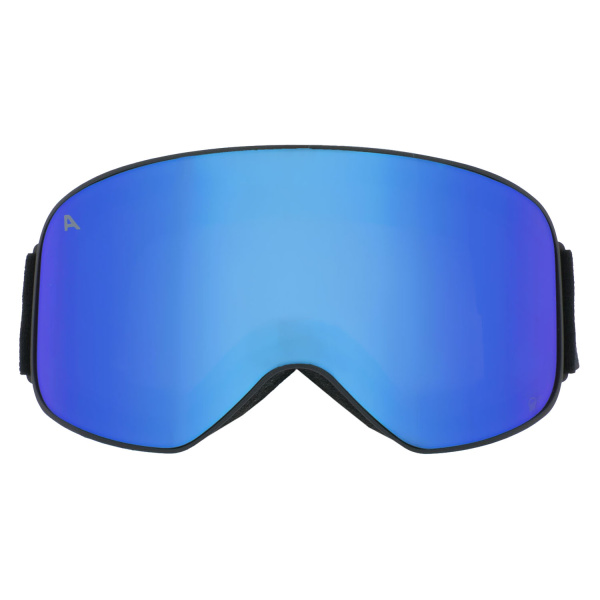 Маска горнолыжная ALPINA Slope Q-Lite Black Matt/Q-Lite Blue S2