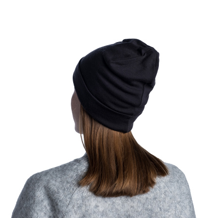 Шапка Buff Merino Heavyweight Hat Solid Black