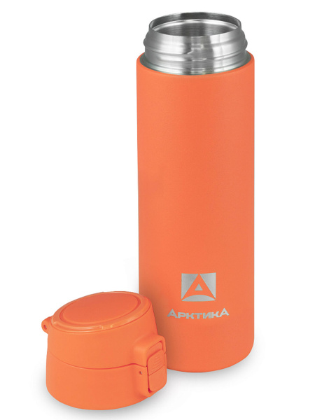 Термокружка Арктика сититерм питьевой, 0,5л Текстурный Коралловый